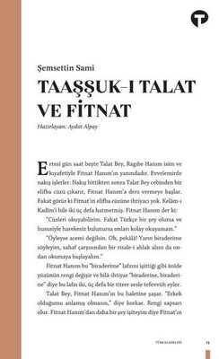 Taaşşuk-ı Talat ve Fitnat - Turkuvaz Kitap