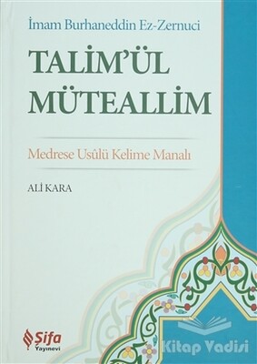 Talim’ül Müteallim - Şifa Yayınevi