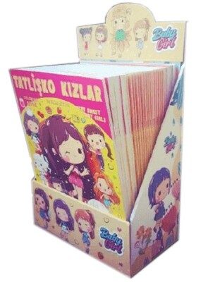 Talişko kızlar - Çiçek kızlar Boyama Kitabı Standı (20+20) - Lama Toys
