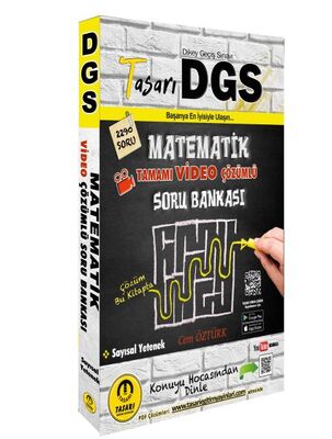 Tasarı 2022 DGS Matematik Video Çözümlü Soru Bankası - 1