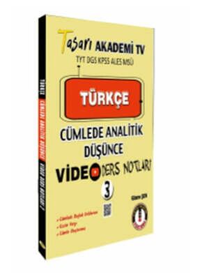 Tasarı 2022 Türkçe Cümlede Analitik Video Ders Notları 3 - 1