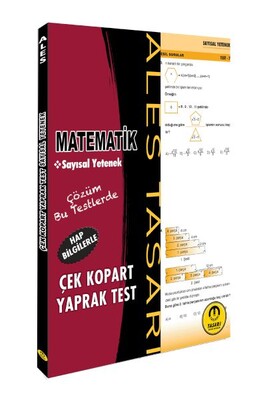 Tasarı 2023 ALES Matematik Yaprak Test - Tasarı Akademi Yayınları