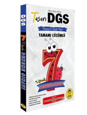 Tasarı Dgs 7 Uğurlu Çözümlü Deneme - Tasarı Akademi Yayınları