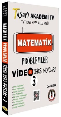 Tasarı Matematik Problemler Video Ders Notları 3 - Tasarı Akademi Yayınları