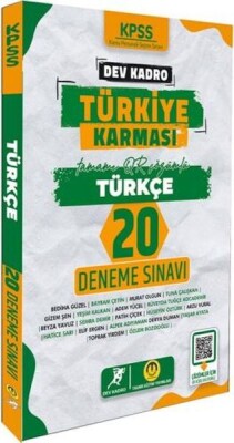 Tasarı Yayınları KPSS Türkiye Karması Türkçe 20 Deneme - Tasarı Akademi Yayınları