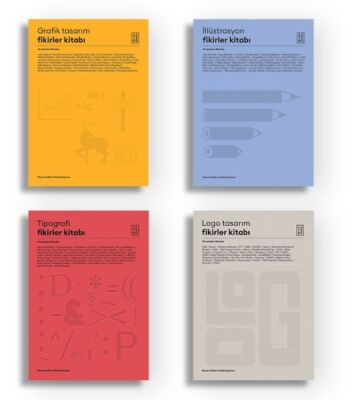 Tasarım Fikirler Kitapları - 40 Ustadan İlhamlar (4 Kitap) - 1