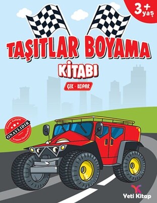 Taşıtlar Boyama Kitabı - Yeti Kitap