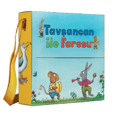 Tavşancan ile Faresu Kitapları Çantası (11 Kitap Takım) - Hep Kitap