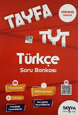 Tayfa TYT Türkçe Soru Bankası (Yeni) - Tayfa Yayınları