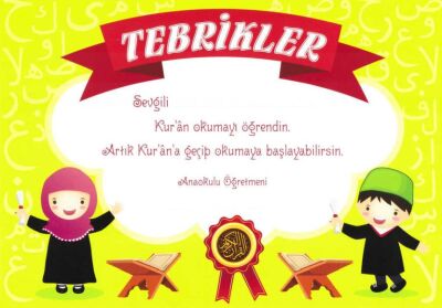 Tebrik Kartı Kuran'a Geçiş - 1