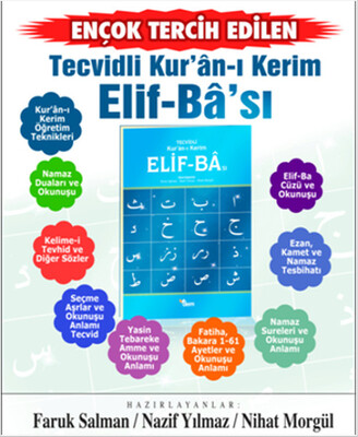 Tecvidli Kur'an-ı Kerim Elif-Ba'sı - Ensar Neşriyat