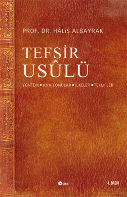 Tefsir Usulü - Şule Yayınları