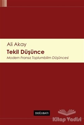 Tekil Düşünce - Doğu Batı Yayınları