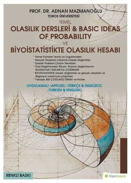 Hiperlink Yayınları - Temel Olasılık Dersleri - Basic Ideas of Probability ve Biyoistatistikte Olasılık Hesabı