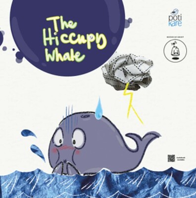 The Hiccupy Whale - Resimli İngilizce Öykü Kitabı - Pötikare Yayınları