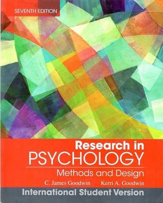 The Research İn Psychology: Methods And Design Edition You Want - 1