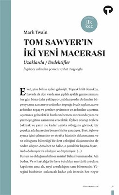 Tom Sawyer’ın İki Yeni Macerası - Turkuvaz Kitap