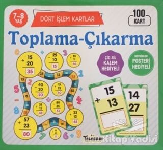 Toplama-Çıkarma / Dört İşlem Kartlar 7-8 Yaş - 1