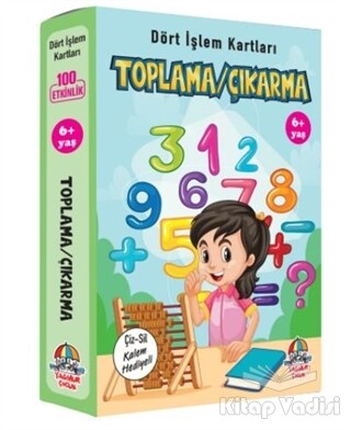 Toplama Çıkarma - Dört İşlem Kartları 6+ Yaş - Yağmur Çocuk