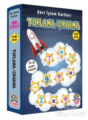 Toplama Çıkarma - Dört İşlem Kartları 7-8 Yaş - Yağmur Çocuk