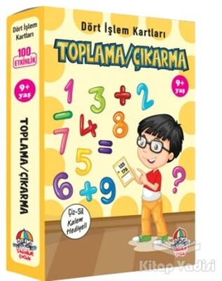 Toplama Çıkarma - Dört İşlem Kartları 9+ Yaş - Yağmur Çocuk