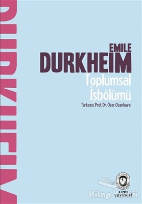 Toplumsal İşbölümü - Cem Yayınevi