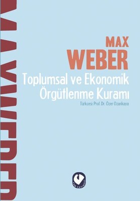 Toplumsal ve Ekonomik Örgütlenme Kuramı - Cem Yayınevi