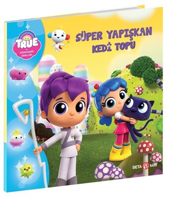 True ve Gökkuşağı Krallığı Süper Yapışkan Kedi Topu - Beta Kids