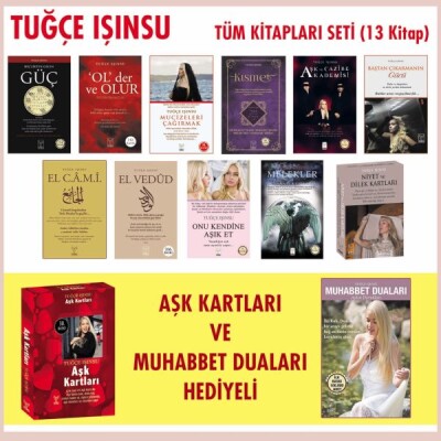 Tuğçe Işınsu Tüm Kitapları Seti (11 Kitap - Aşk Kartları ve Muhabbet Duaları Hediyeli) - Feniks Yayınları