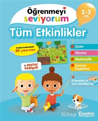 Tüm Etkinlikler - Öğrenmeyi Seviyorum 2-3 Yaş - Uçanbalık Yayınları