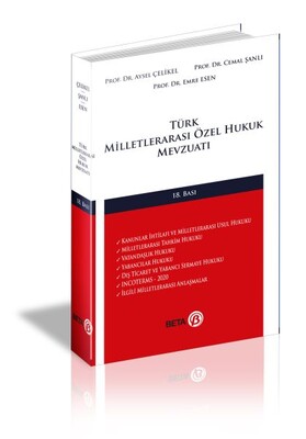 Türk Milletlerarası Özel Hukuk Mevzuatı - Beta Yayınevi