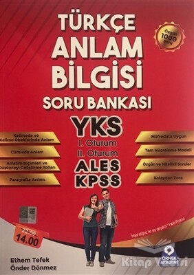 Türkçe Anlam Bilgisi Soru Bankası - Örnek Akademi