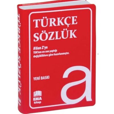 Türkçe Sözlük ADan ZYe Tdk Uyumlu Plastik Kapak - 1