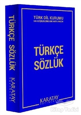 Türkçe Sözlük (Mavi) - Karatay Yayınları