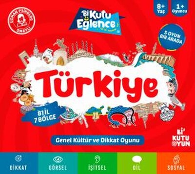 Türkiye Dikkat Ve Genel Kültür Oyunu - Bi Kutu Oyun
