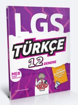 Tüyo Hoca LGS 8. Sınıf (1. Dönem) Türkçe 12 Deneme - 1