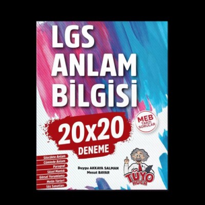 Tüyo Hoca LGS Anlam Bilgisi 20x20 Deneme Şeker - Tüyo Hoca