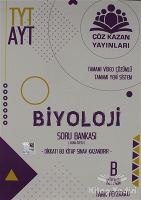 TYT AYT Biyoloji Soru Bankası (B Kitabı) - Çöz Kazan Yayınları