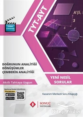 TYT AYT Doğrunun Analitiği Dönüşümler Çemberin Analitiği - Sonuç Yayınları