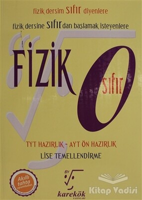 TYT AYT Fizik Sıfır - Karekök Yayıncılık