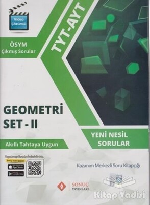 TYT AYT Geometri Set 2 Kazanım Merkezli Soru Kitapçığı - Sonuç Yayınları