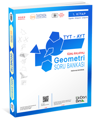TYT-AYT Geometri Soru Bankası (1. Kitap) - Üç Dört Beş Yayıncılık