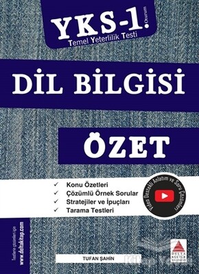 TYT Dil Bilgisi Özet (YKS 1. Oturum) - Delta Kültür Yayınevi