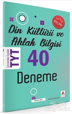 TYT Din Kültürü ve Ahlak Bilgisi 40 Deneme - Delta Kültür Yayınevi