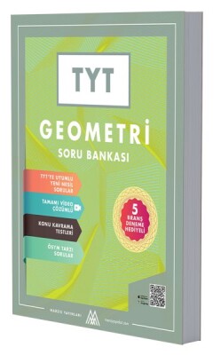 Tyt Geometri Soru Bankası 5 Deneme Hediyeli-Video Çözümlü - Marsis Yayınları TYT