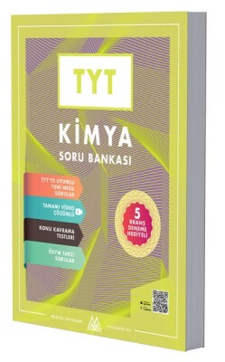 TYT Kimya Soru Bankası 5 Deneme Hediyeli-Video Çözümlü - Marsis Yayınları TYT