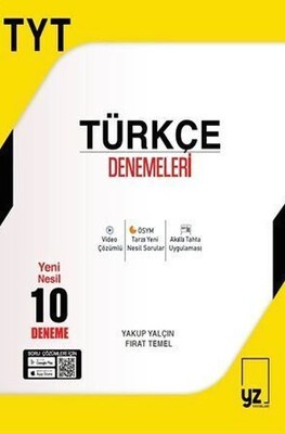 TYT Türkçe Denemeleri - YZ Yayınları
