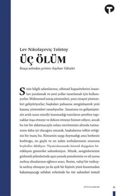 Üç Ölüm - Turkuvaz Kitap