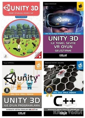 Unity 3D Eğitim Seti (4 Kitap Takım) - Kodlab Yayın