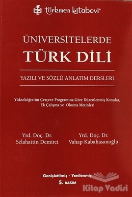 Üniversitelerde Türk Dili - Türkmen Kitabevi